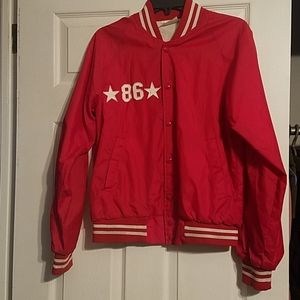 Vintage varsity basketball jacket